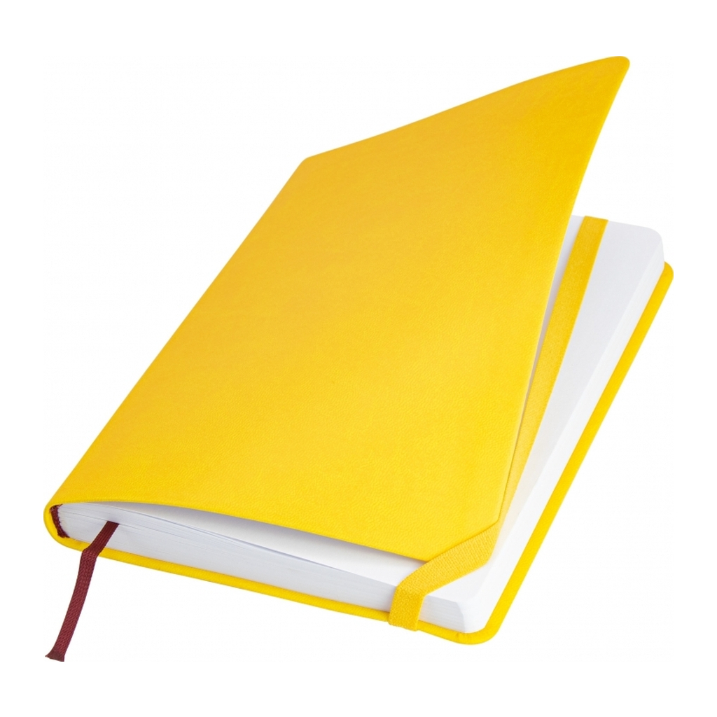 Книга записна Optima Vivella А5 128 аркушів лінія жовтий (O27104-05)