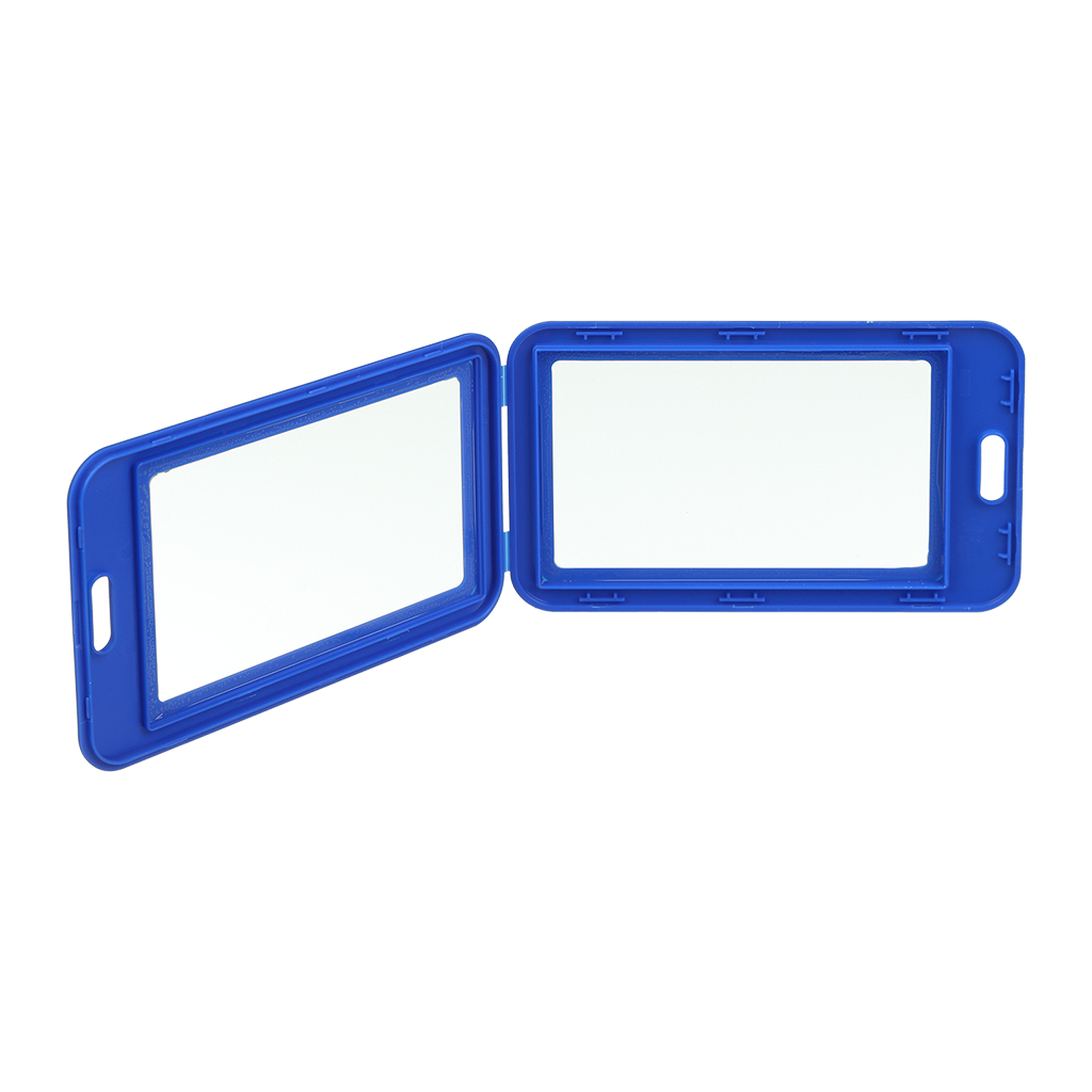 Бейдж Buromax вертикальний, 69 х 111мм, PP+PVC, синій (BM.5414-02)