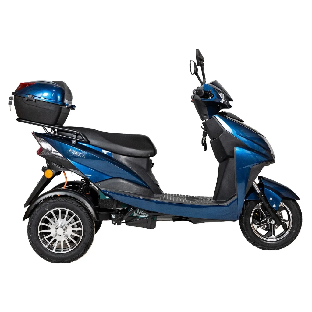Електроскутер Atlas Falcon Trike Box 1500W Cyan Blue (4013)