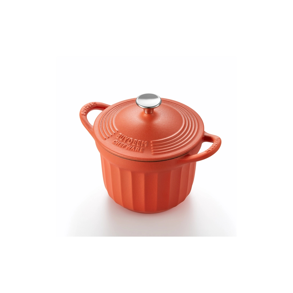 Гусятниця Buydeem CP541 Koi Red чавунна емальована 1.8 л (CP541-KR)