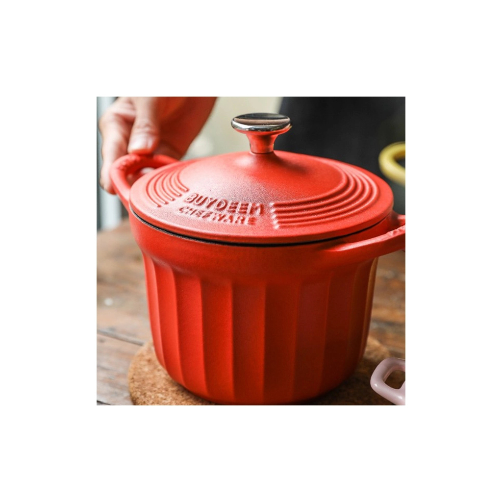Гусятниця Buydeem CP541 Koi Red чавунна емальована 1.8 л (CP541-KR)