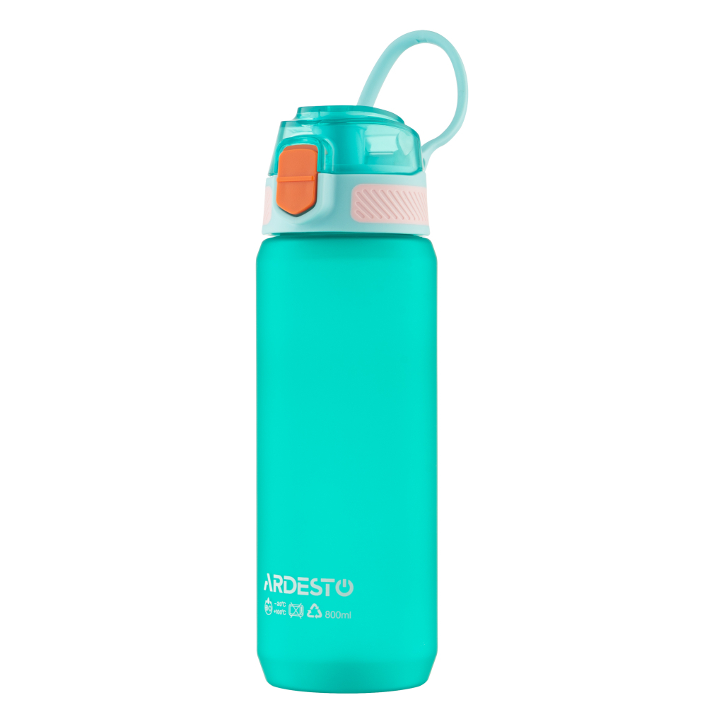 Пляшка для води Ardesto Matte 800мл блакитний (AR2281MB)