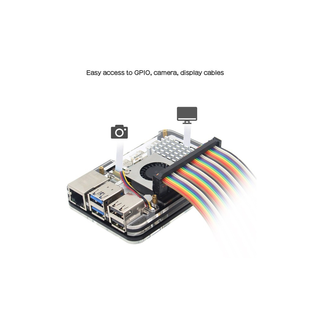 Корпус для Мікро ПК KUONGSHUN for Raspberry Pi 5 (RA797)