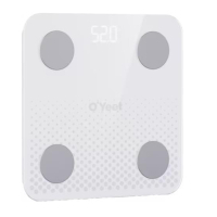 Floor scales Oyeet BS-OY01 WHITE