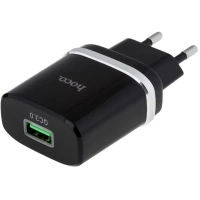 Зарядний пристрій HOCO C12Q Smart USB QC3.0 18W Black (6931474716255)