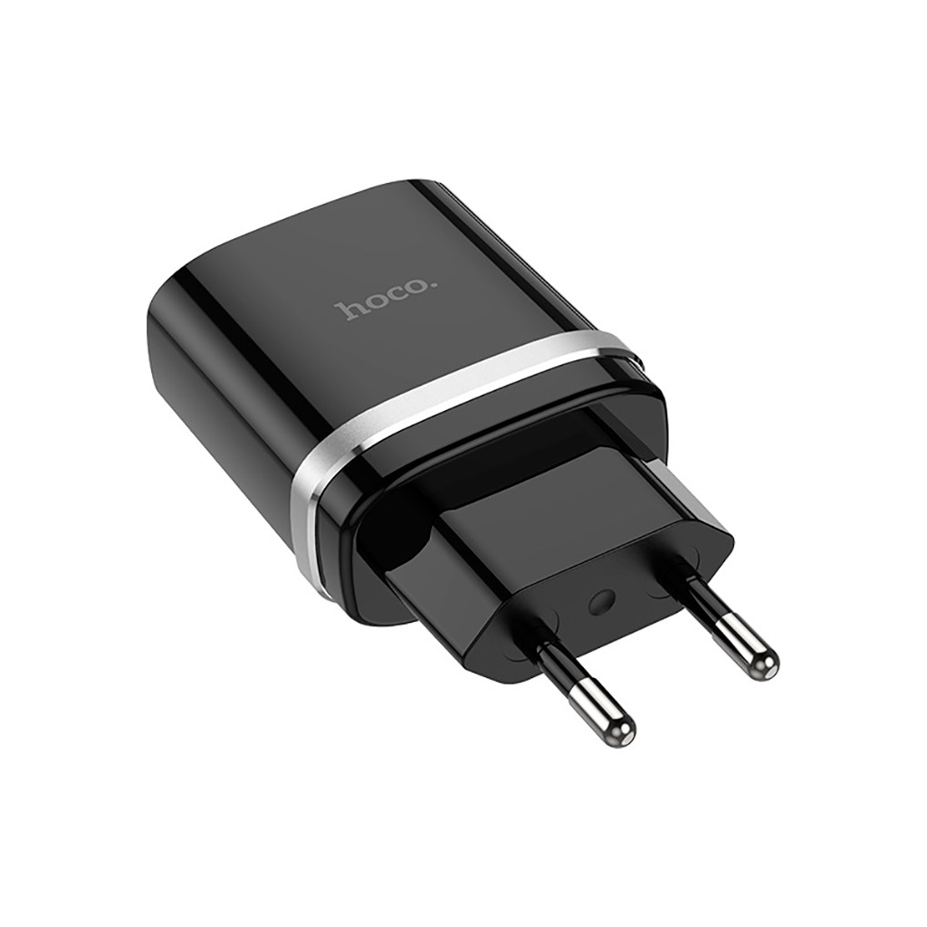 Зарядний пристрій HOCO C12Q Smart USB QC3.0 18W Black (6931474716255) Зарядний пристрій HOCO C12Q Smart USB QC3.0 18W Black (6931474716255)