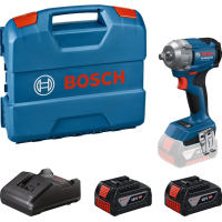 Screwdriver Bosch GDS 18V-350 18V, 2x4Ah, up to 3400rpm, 85/200/350Nm, square 1/2", case 1.1kg (0.601.9M5.021)