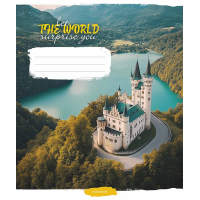 Notebook Schoolboy Let the world surprise you 60 sheets cell (060-3548K)