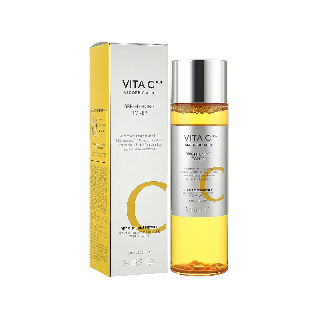 Тонік для обличчя Missha Vita C Plus Brightening Toner 200 мл (8809643525169)