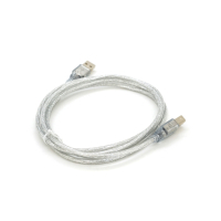 Кабель для принтера USB 2.0 AM/BM 1.8m transparent Voltronic (YT-AM/BM-1.8T)
