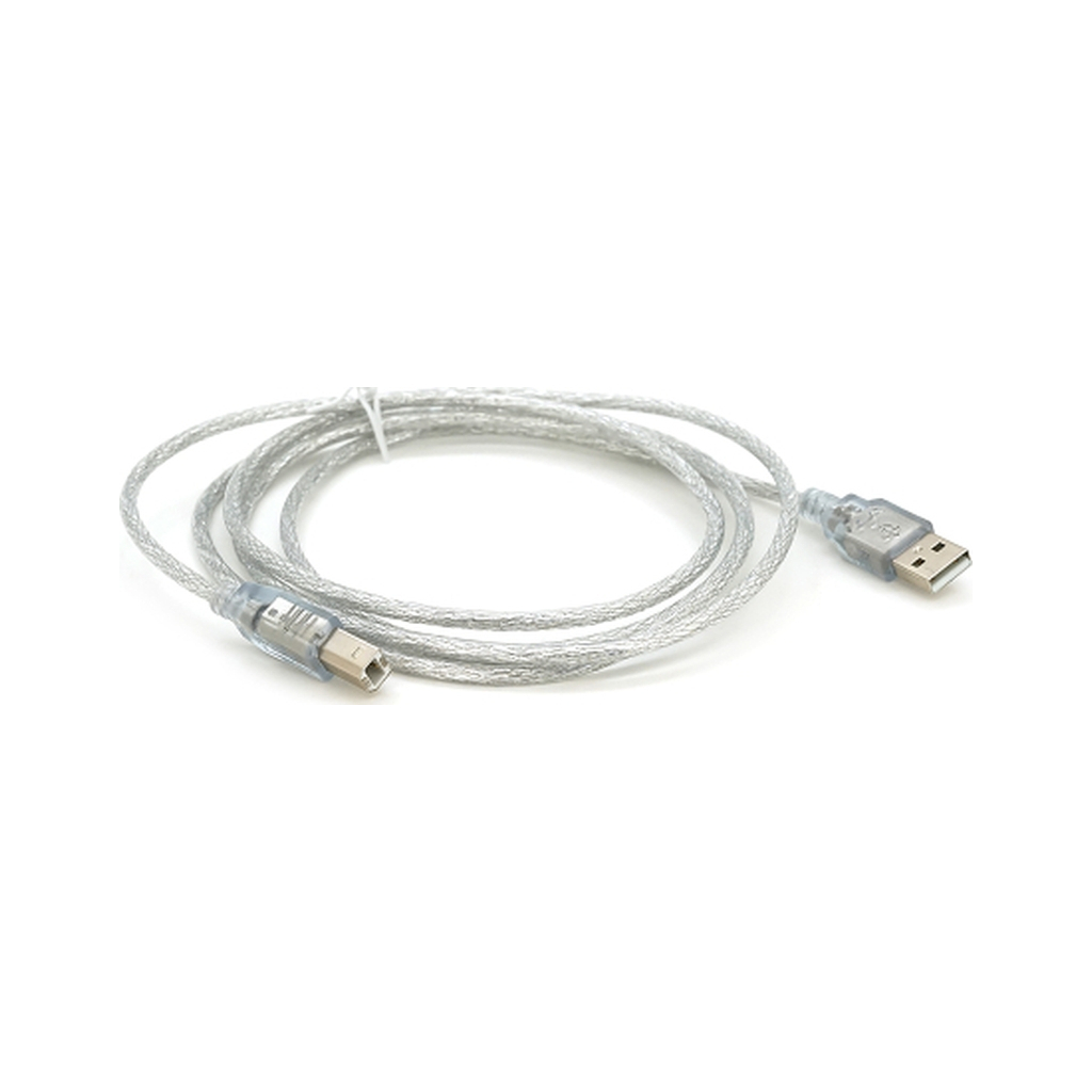 Кабель для принтера USB 2.0 AM/BM 1.8m transparent Voltronic (YT-AM/BM-1.8T) Кабель для принтера USB 2.0 AM/BM 1.8m transparent Voltronic (YT-AM/BM-1.8T)