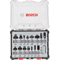 Набір фрез Bosch Professional комбінованих, 8мм, 15шт (2.607.017.472)