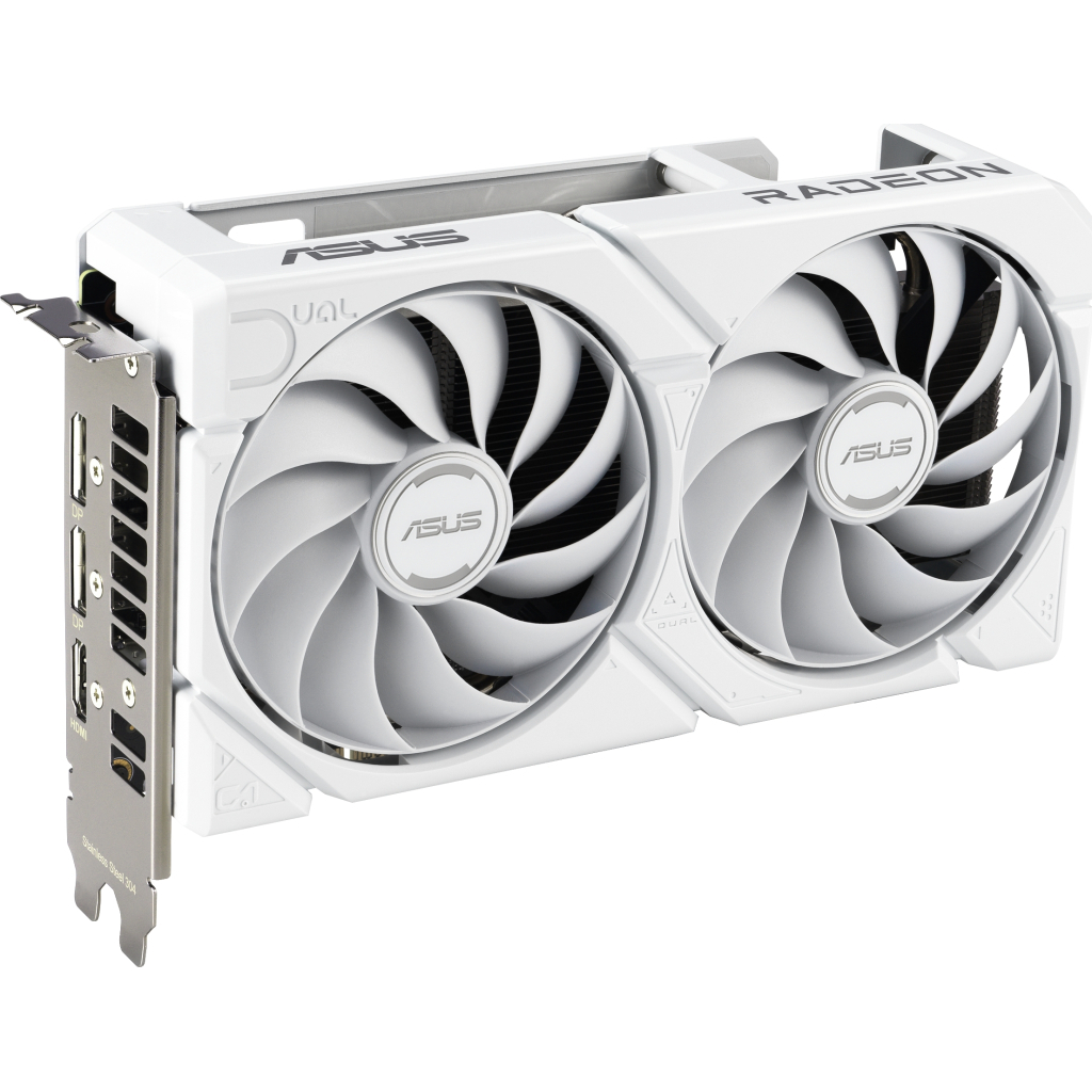 Відеокарта ASUS Radeon RX 9060 XT 16Gb DUAL WHITE OC (DUAL-RX9060XT-16G-WHITE) Відеокарта ASUS Radeon RX 9060 XT 16Gb DUAL WHITE OC (DUAL-RX9060XT-16G-WHITE)