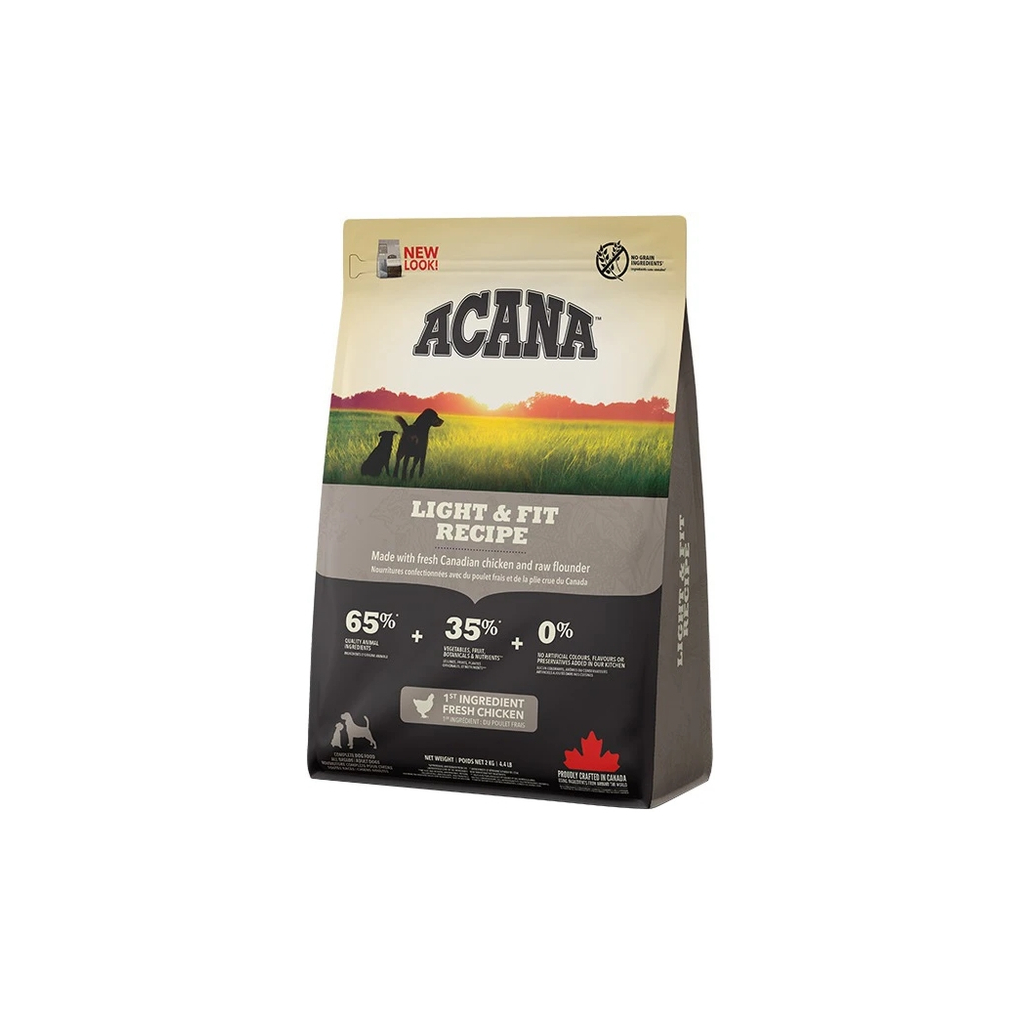 Сухий корм для собак ACANA Light&Fit Recipe з куркою 2 кг (0064992512200)