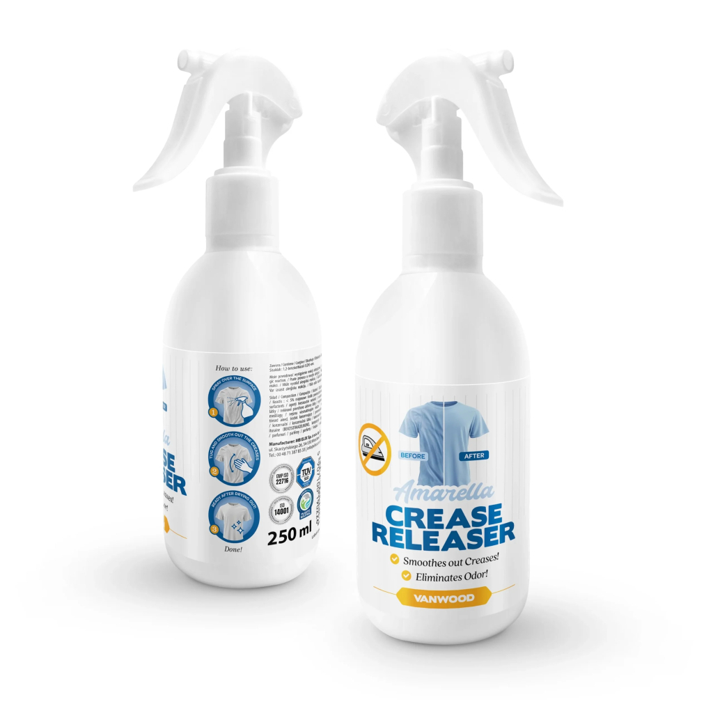 Засіб для прасування Amarella Праска-спрей розгладжувач складок Vanwood 250 мл (5907100190226)