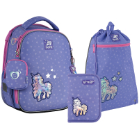Шкільний набір Kite Education My Little Pony 555 (рюкзак, пенал, сумка) (SET_LP25-555S)
