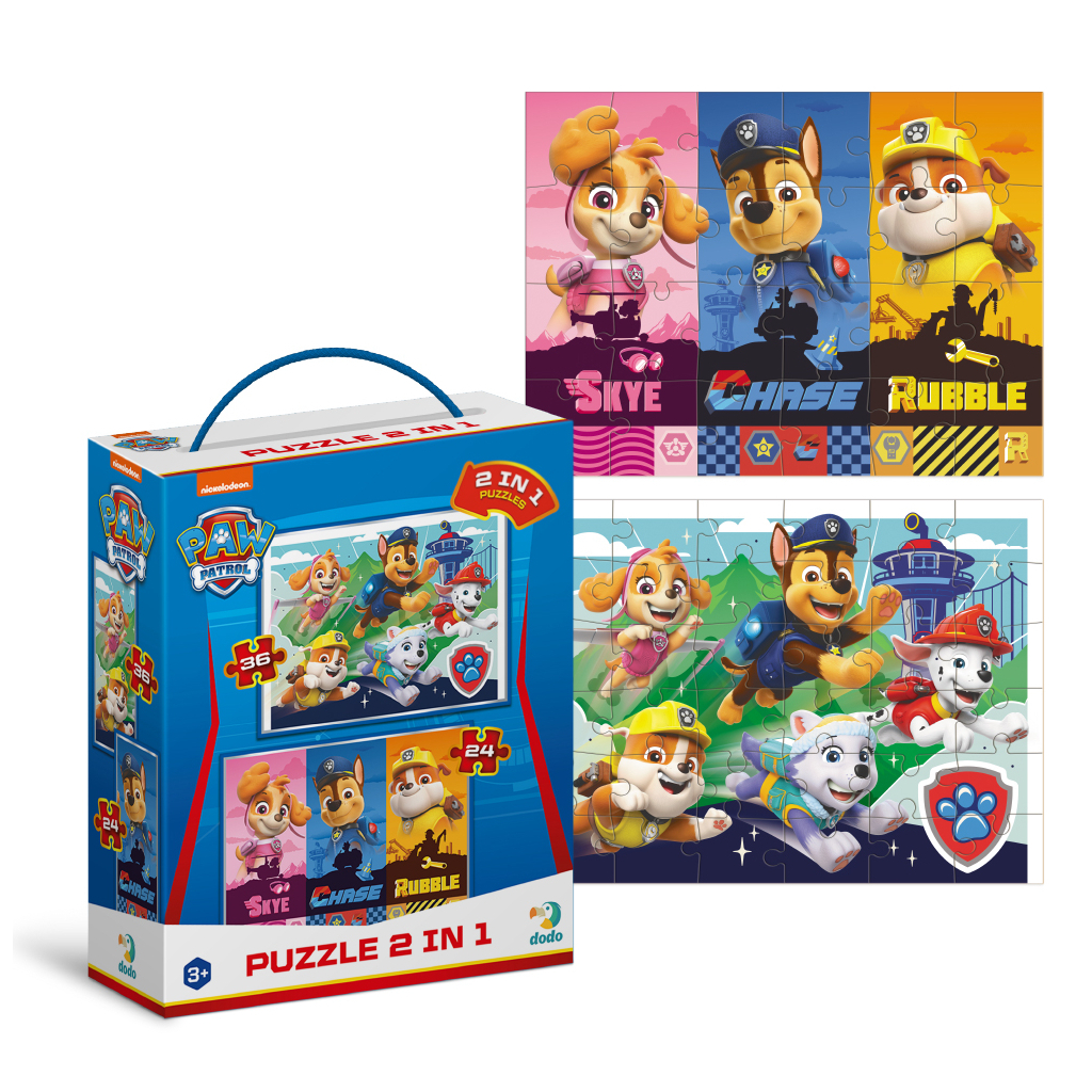 Пазл DoDo 2 в 1 Paw Patrol. Такі хороші цуценята (200561) Пазл DoDo 2 в 1 Paw Patrol. Такі хороші цуценята (200561)