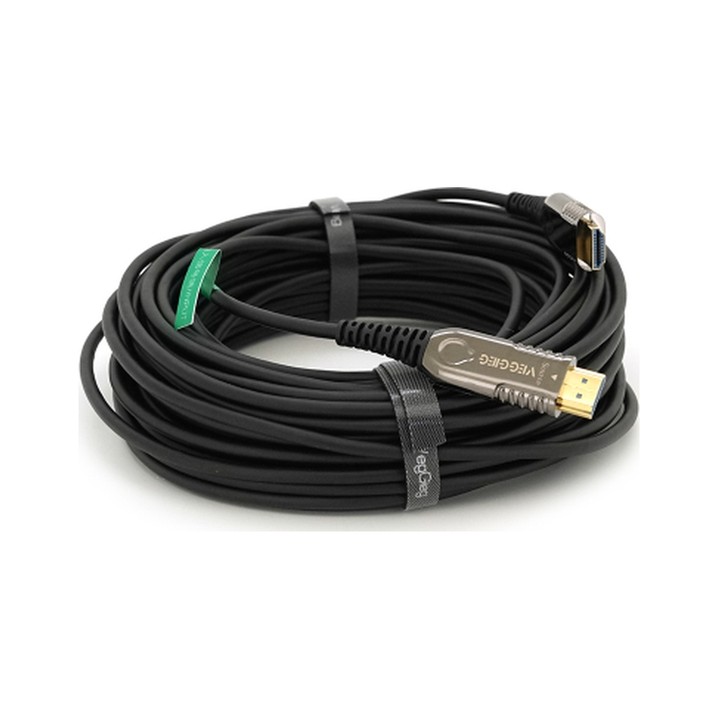Кабель мультимедійний HDMI M to HDMI M 20.0m V2.0 4K UHD black VEGGIEG (YT-HDMI(M)/(M)HA-20/19719) Кабель мультимедійний HDMI M to HDMI M 20.0m V2.0 4K UHD black VEGGIEG (YT-HDMI(M)/(M)HA-20/19719)