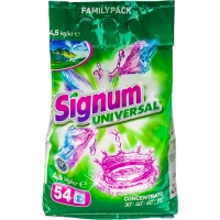 Washing powder Signum Universal 4.5 kg (5900308778418)