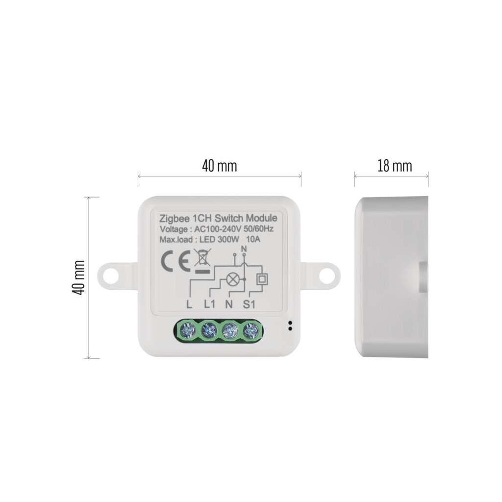 Модуль управління розумним будинком EMOS H5101 ZigBee 3.0 1-Channel (H5101)
