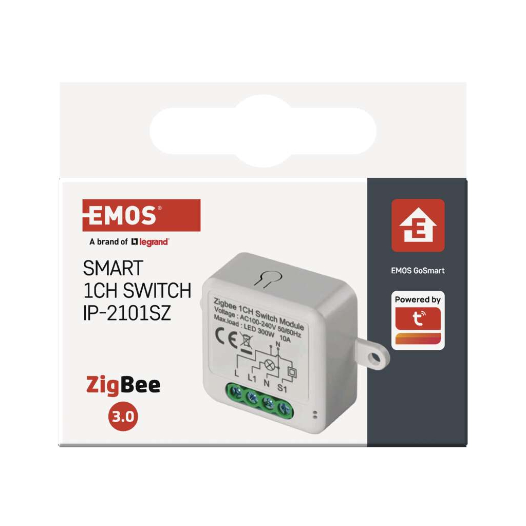 Модуль управління розумним будинком EMOS H5101 ZigBee 3.0 1-Channel (H5101)