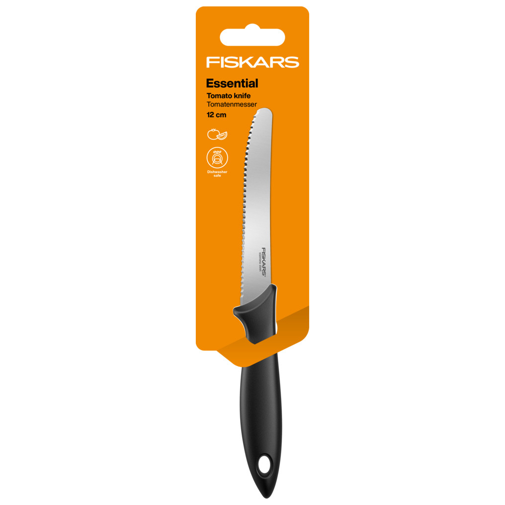 Кухонний ніж Fiskars Essential для томатів 12 см (1065569) Кухонний ніж Fiskars Essential для томатів 12 см (1065569)