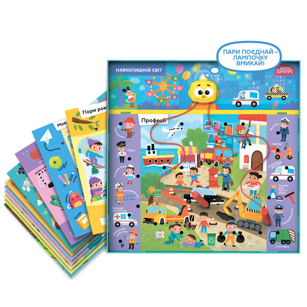 Настільна гра Kiddi Smart Вікторина Навколишній світ S2 (157-A-0022-UA) Настільна гра Kiddi Smart Вікторина Навколишній світ S2 (157-A-0022-UA)