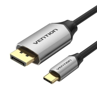 Дата кабель USB 3.0 AM to USB-C 1.5m black VENTION (COZBG)