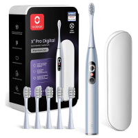 Electric toothbrush Oclean X Plus Pro Digital Silver (6970810556179)
