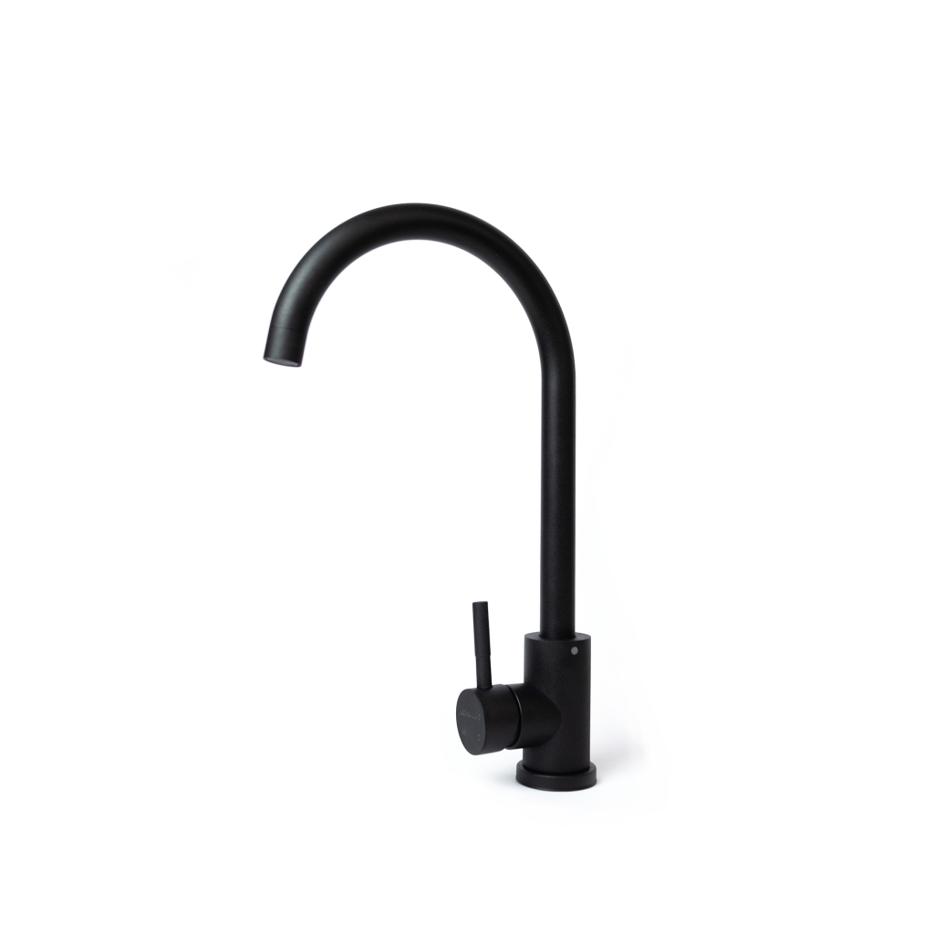 Мийка кухонна Adamant Univer антрацит + змішувач + дозатор + ополіскувач склянок + коланд (4824296106615)