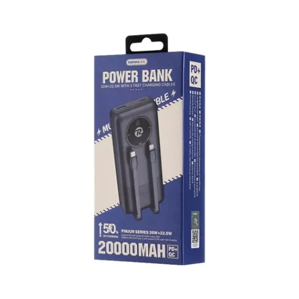 Повербанк Remax 20000mAh, 22.5W, Black (RPP-38 / 45364) Повербанк Remax 20000mAh, 22.5W, Black (RPP-38 / 45364)