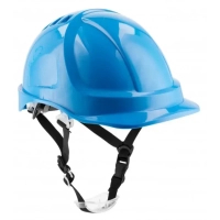Protective helmet Hoegert PLONER HT5K195 plastic blue, universal size (HT5K195)