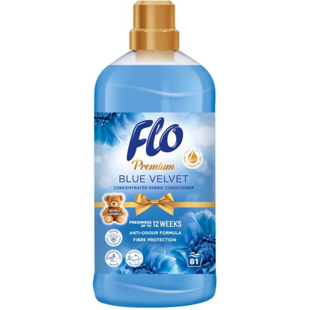 Кондиціонер для білизни Flo Premium Blue Velvet Концентрований 1.8 л (5900948249040)