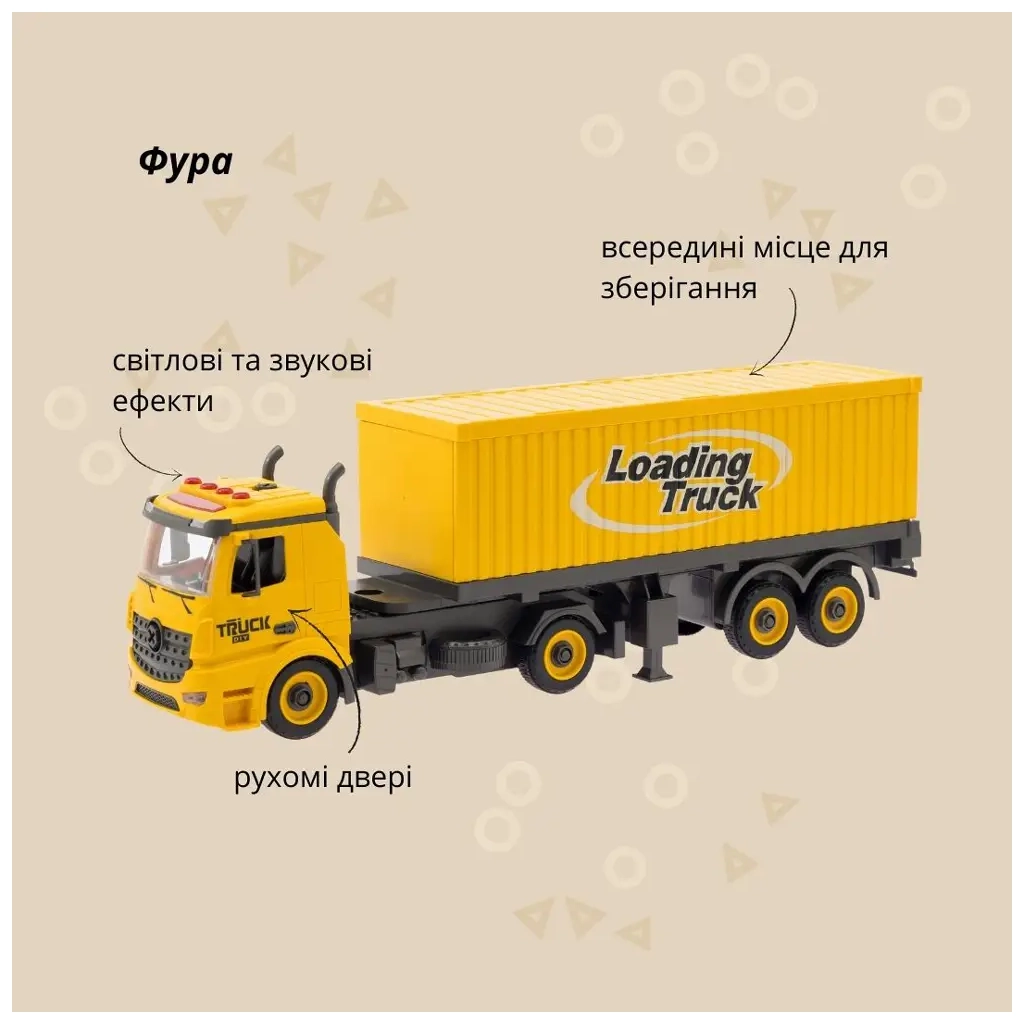 Конструктор Otamanko АВТОКОНСТРУКТОР Фура (YW9086A)