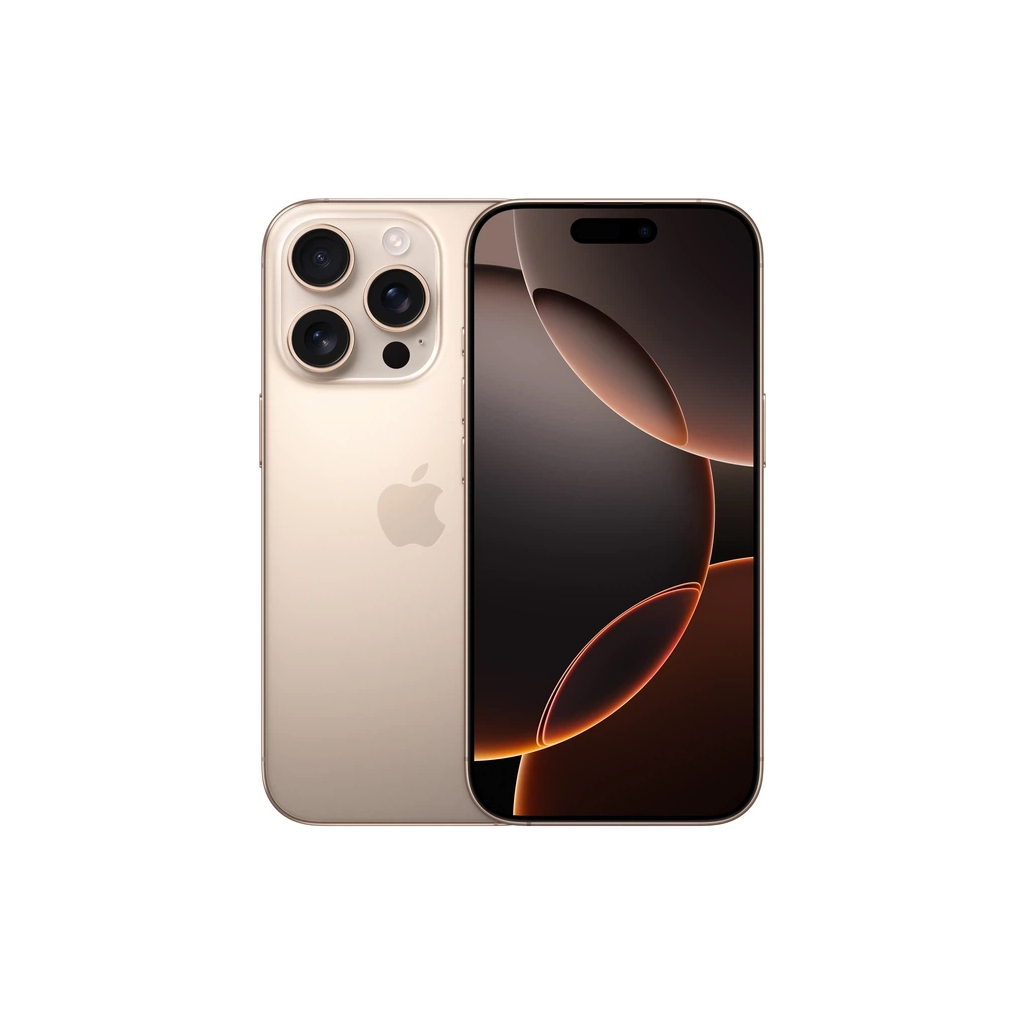 Мобільний телефон Apple iPhone 16 Pro 256Gb eSim Desert Titanium (Grade B) USED (iP16Pr2eDeT_B)