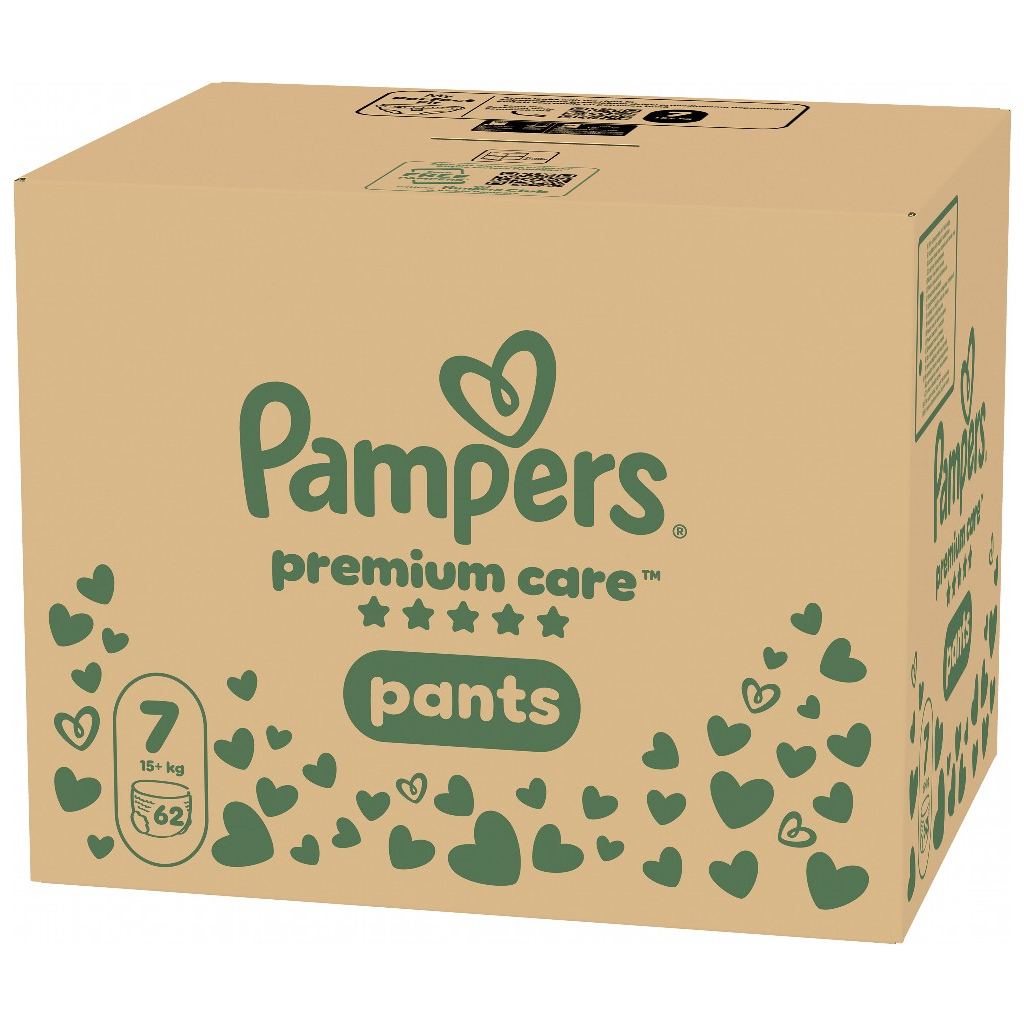 Підгузки Pampers Premium Care Pants Розмір 7 (15+ кг) 62 шт (8006530320245) Підгузки Pampers Premium Care Pants Розмір 7 (15+ кг) 62 шт (8006530320245)