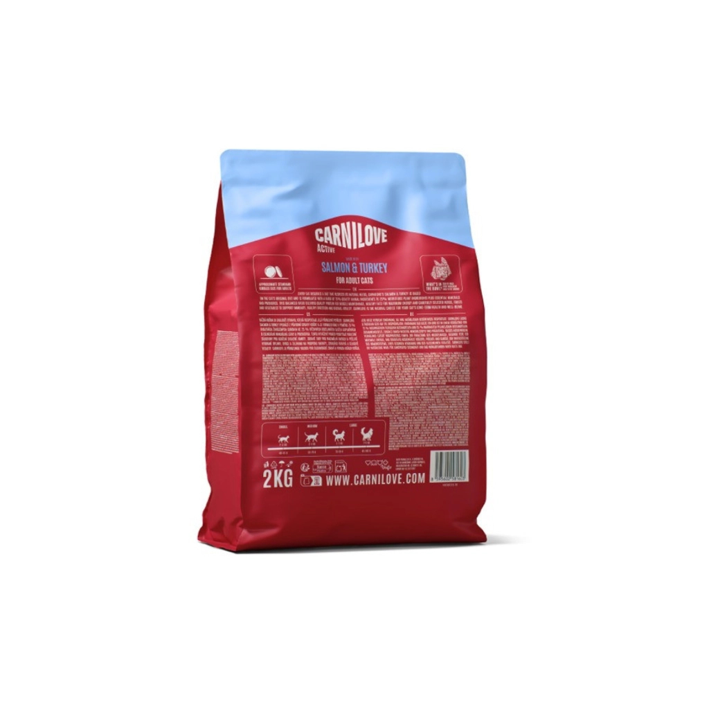 Сухий корм для кішок Carnilove Active Salmon & Turkey 2 кг (8595602581603)