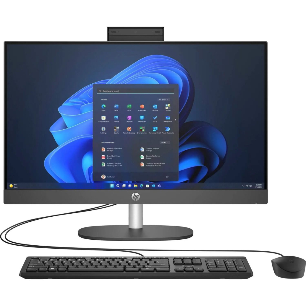 Комп'ютер HP 240 G10 AiO / Ultra5 125U, 16, 512, WiFi, кл+м (D1GD0ET)