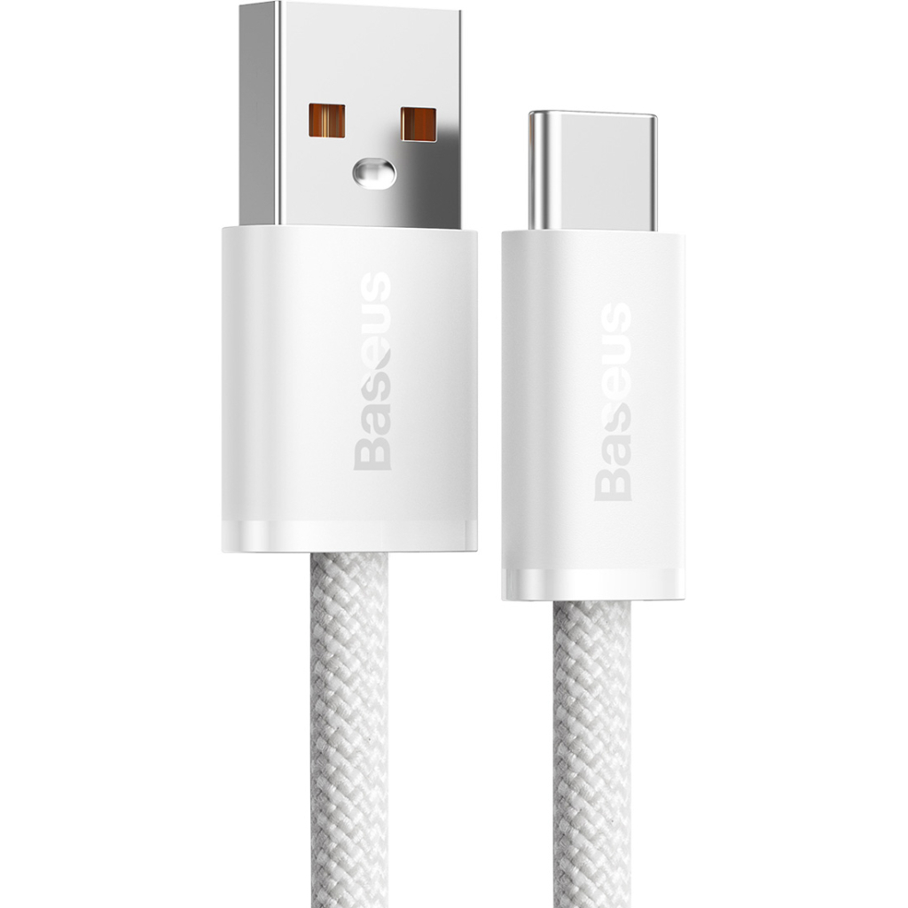 Дата кабель USB 2.0 AM to USB-C 2.0m 100W white Baseus (CALD000702)
