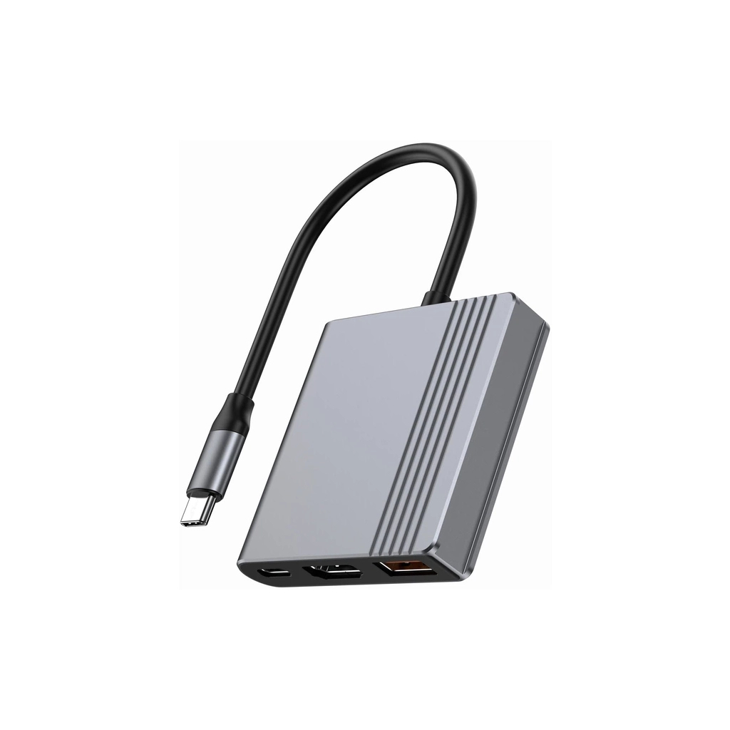 Концентратор Cablexpert USB-C 3-in-1 1xHDMI + 1xUSB 3.2 + 1xUSB-C PD 90W 10Gbps 4K60Hz (A-CM-COMBO3-05) Концентратор Cablexpert USB-C 3-in-1 1xHDMI + 1xUSB 3.2 + 1xUSB-C PD 90W 10Gbps 4K60Hz (A-CM-COMBO3-05)
