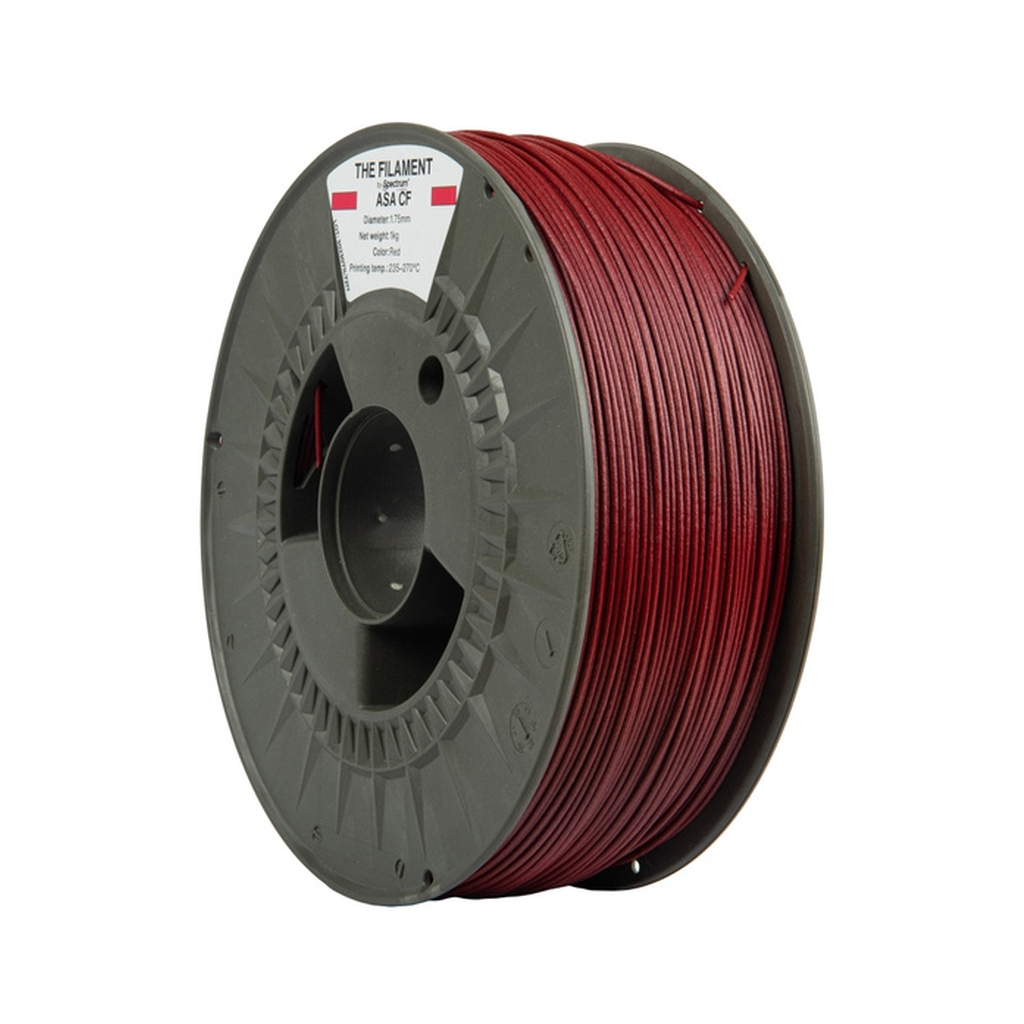 Пластик для 3D-принтера The Filament ASA CF 1.75mm 1kg Red (TF-24217)