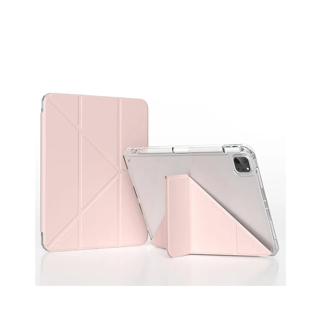 Чохол до планшета BeCover Ultra Slim Origami Transparent Apple iPad Pro 11" M5 2025 Pink (715956)