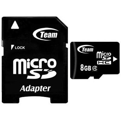 Карта пам'яті Team 8Gb microSDHC class 4 (TUSDH8GCL403)