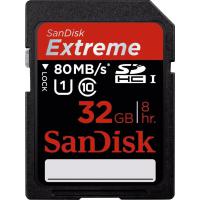 Карта пам'яті SanDisk 32Gb SDHC HD Video eXtreme UHS-I Class 10 (SDSDXS-032G-X46)