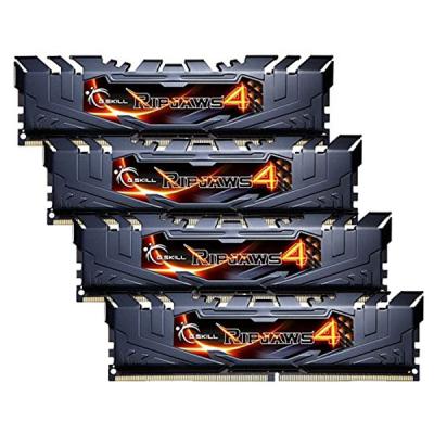 Модуль пам'яті для комп'ютера DDR4 16GB (4x4GB) 2800 MHz Ripjaws4 G.Skill (F4-2800C16Q-16GRK)