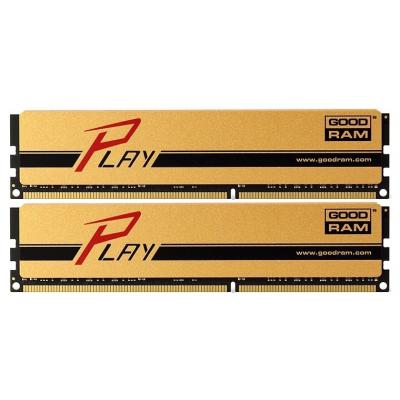 Модуль пам'яті для комп'ютера DDR3 16GB (2x8Gb) 1600 MHz PLAY Gold Goodram (GYG1600D364L10/16GDC)