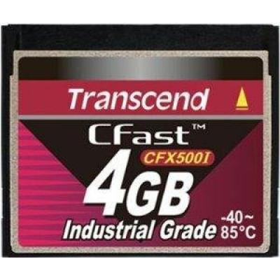 Карта пам'яті Transcend 4Gb Compact Flash 500x Industrial (SLC - TS4GCFX500I)