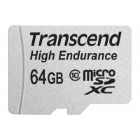 Карта пам'яті Transcend 64GB microSDXC Class 10 High Endurance + ad (TS64GUSDXC10V)