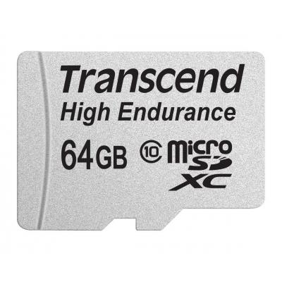 Карта пам'яті Transcend 64GB microSDXC Class 10 High Endurance + ad (TS64GUSDXC10V)