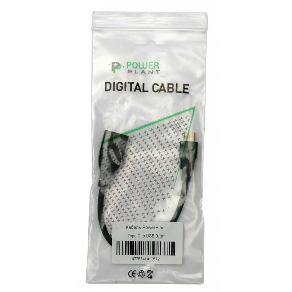 Дата кабель OTG USB 3.0 AF to USB-C 0.1m PowerPlant (KD00AS1257)